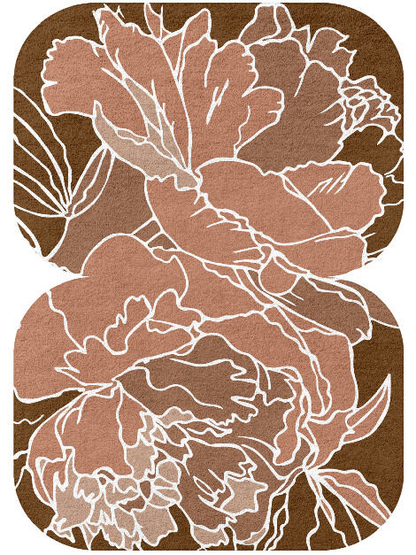 Chrysanthemum Field of Flowers Eight Hand Tufted Pure Wool Custom Rug by Rug Artisan