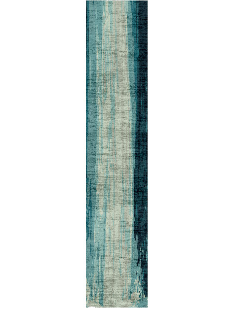 Chute Gradation Runner Hand Knotted Bamboo Silk Custom Rug by Rug Artisan