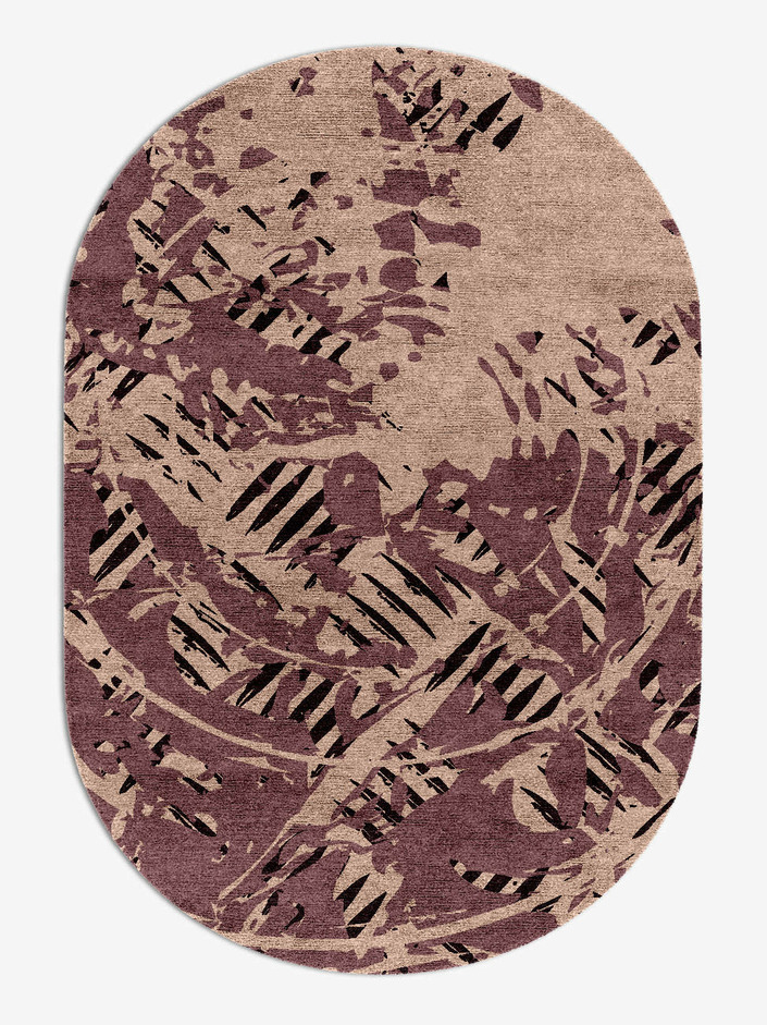 Cinq Abstract Capsule Hand Knotted Bamboo Silk Custom Rug by Rug Artisan