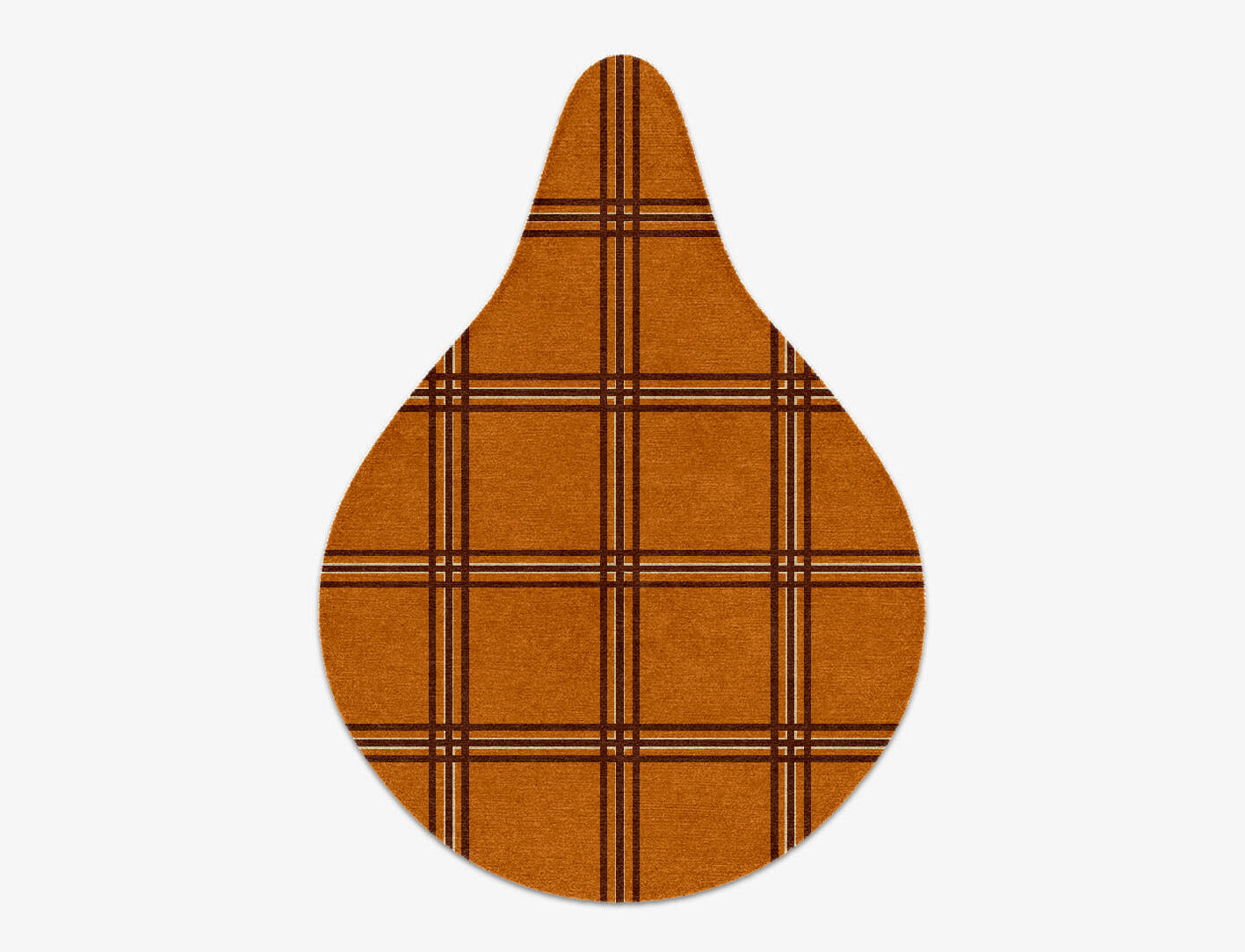 Citrus Geometric Drop Hand Knotted Tibetan Wool Custom Rug by Rug Artisan