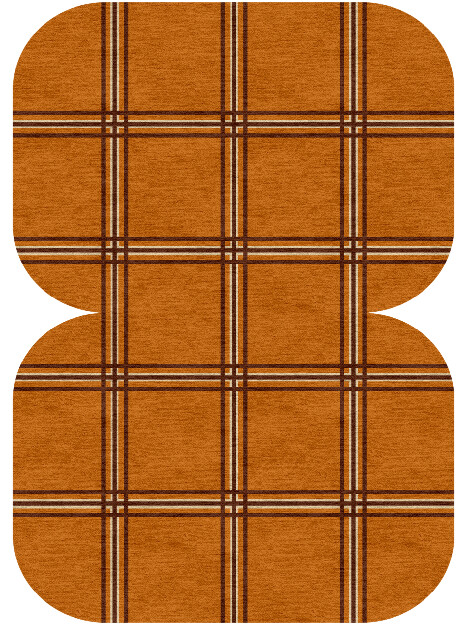 Citrus Geometric Eight Hand Knotted Tibetan Wool Custom Rug by Rug Artisan