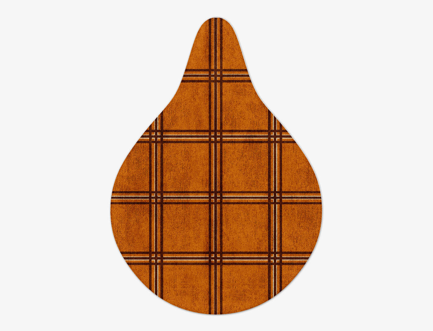 Citrus Geometric Drop Hand Tufted Bamboo Silk Custom Rug by Rug Artisan