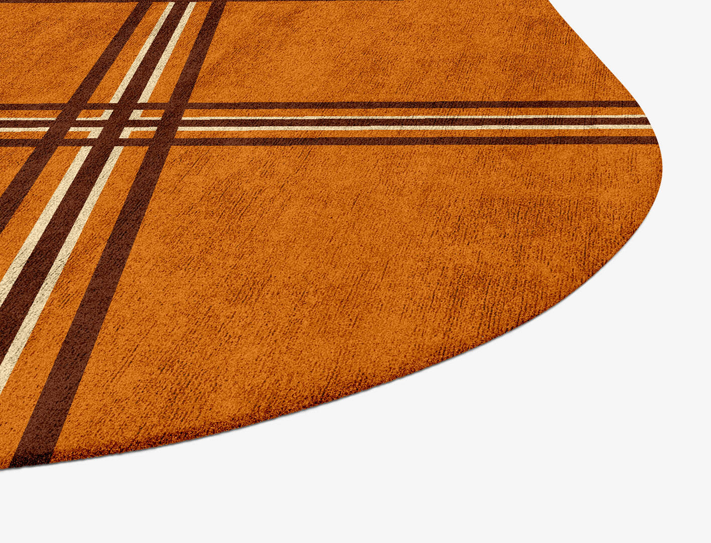 Citrus Geometric Oblong Hand Tufted Bamboo Silk Custom Rug by Rug Artisan