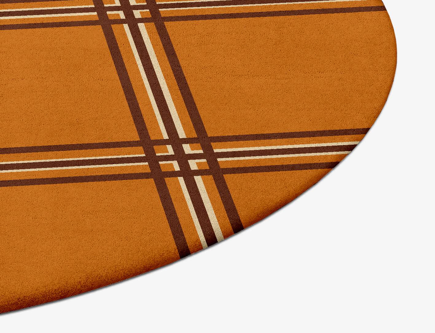 Citrus Geometric Oval Hand Tufted Pure Wool Custom Rug by Rug Artisan