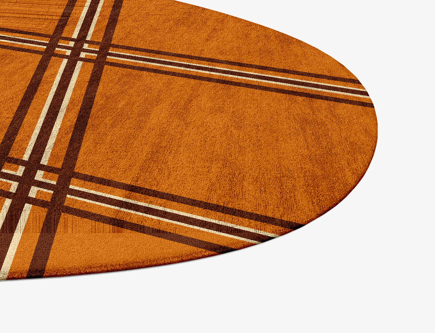 Citrus Geometric Splash Hand Tufted Bamboo Silk Custom Rug by Rug Artisan
