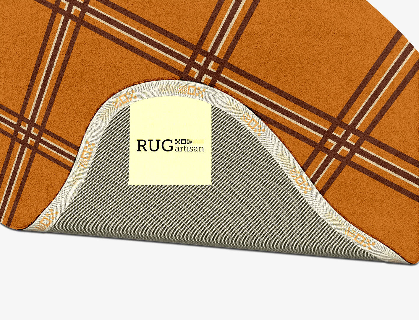 Citrus Geometric Splash Hand Tufted Pure Wool Custom Rug by Rug Artisan