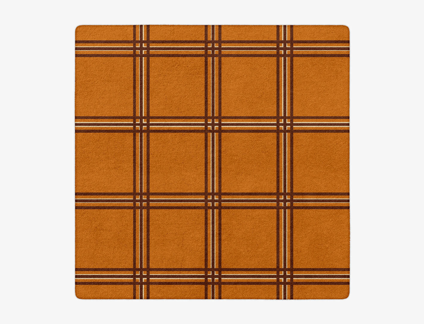 Citrus Geometric Square Hand Tufted Pure Wool Custom Rug by Rug Artisan
