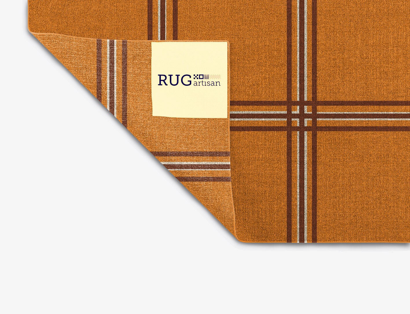 Citrus Geometric Rectangle Outdoor Recycled Yarn Custom Rug by Rug Artisan