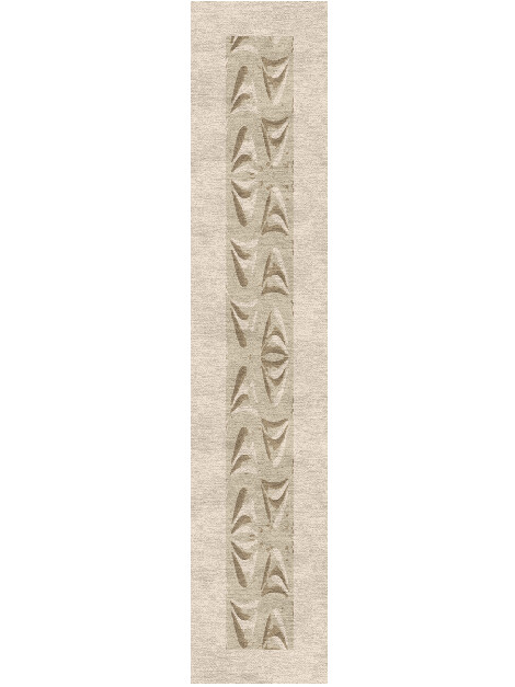 Clamshell Origami Runner Hand Knotted Tibetan Wool Custom Rug by Rug Artisan