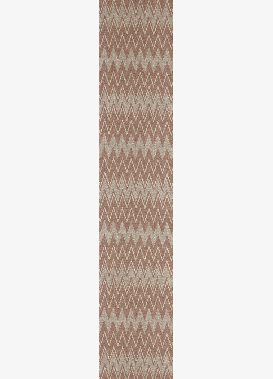 Clash Geometric Runner Flatweave New Zealand Wool Custom Rug by Rug Artisan