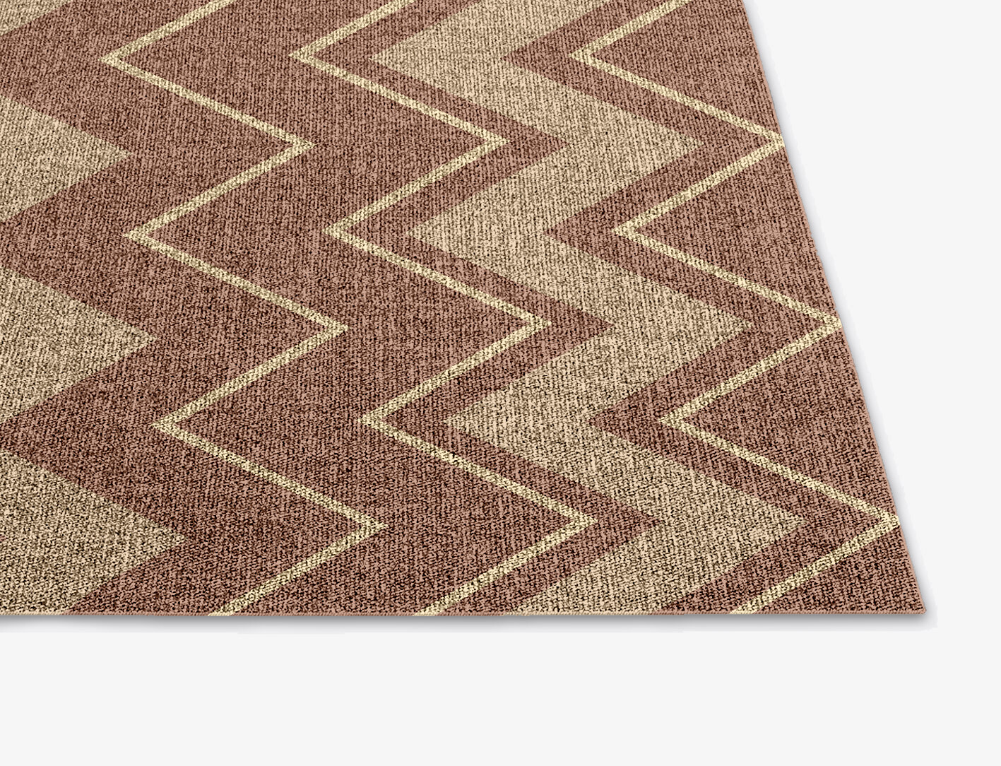 Clash Geometric Square Flatweave New Zealand Wool Custom Rug by Rug Artisan