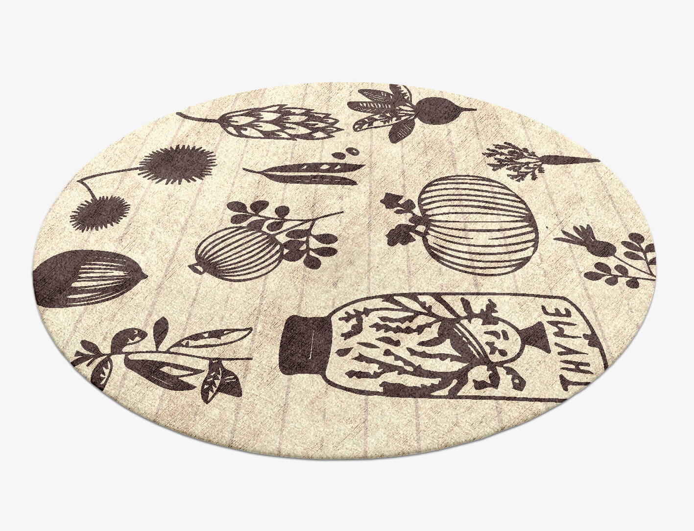 Class Book Kids Round Hand Knotted Bamboo Silk Custom Rug by Rug Artisan
