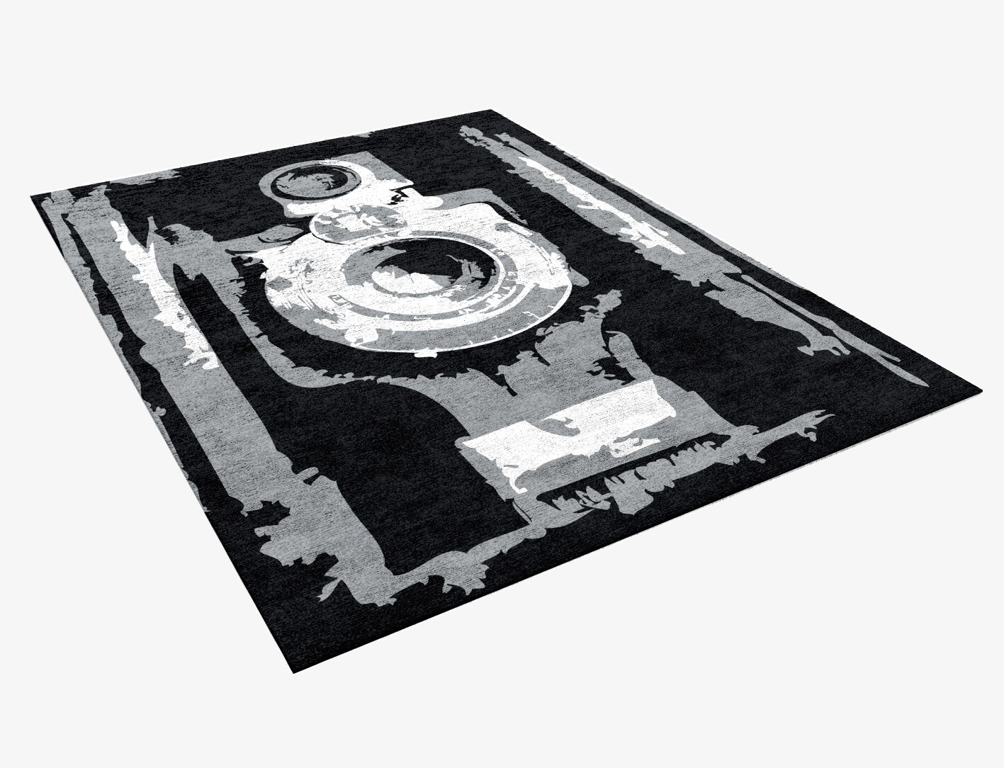 Classique Grey Monochrome Rectangle Hand Knotted Bamboo Silk Custom Rug by Rug Artisan