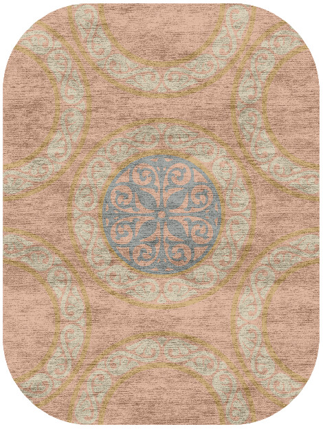 Clique Blue Royal Oblong Hand Knotted Bamboo Silk Custom Rug by Rug Artisan