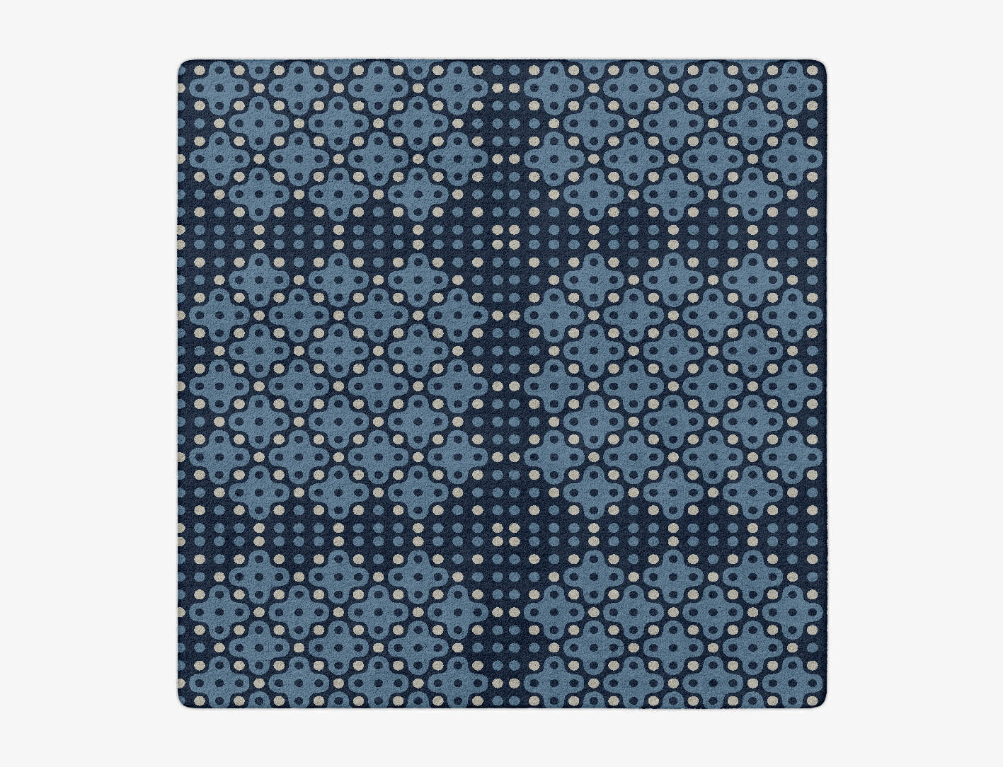 Cluster Modern Geometrics Square Hand Tufted Pure Wool Custom Rug by Rug Artisan
