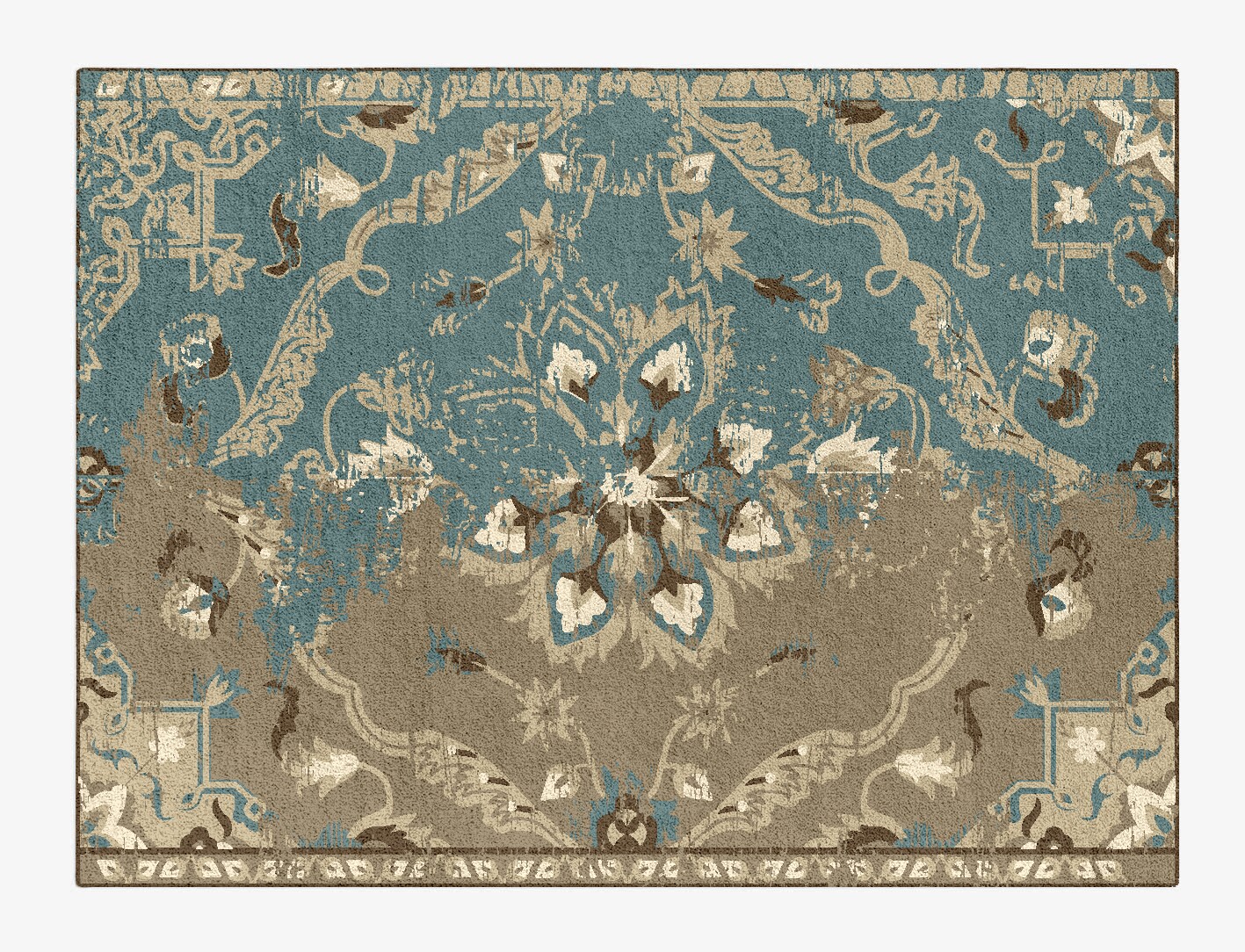 Coeval Persian Persian Bagh Rectangle Hand Tufted Pure Wool Custom Rug by Rug Artisan