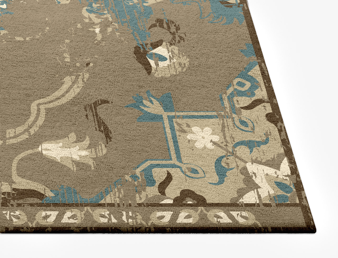 Coeval Persian Persian Bagh Rectangle Hand Tufted Pure Wool Custom Rug by Rug Artisan