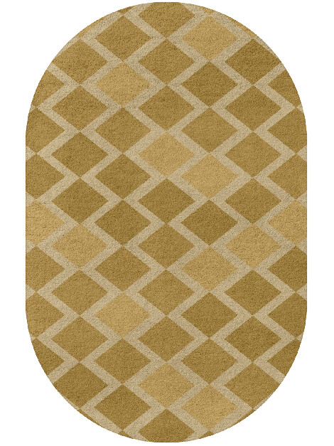 Coffee Patch Modern Geometrics Capsule Hand Tufted Pure Wool Custom Rug by Rug Artisan