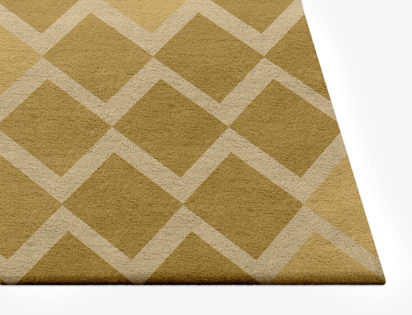Coffee Patch Modern Geometrics Rectangle Hand Tufted Pure Wool Custom Rug by Rug Artisan