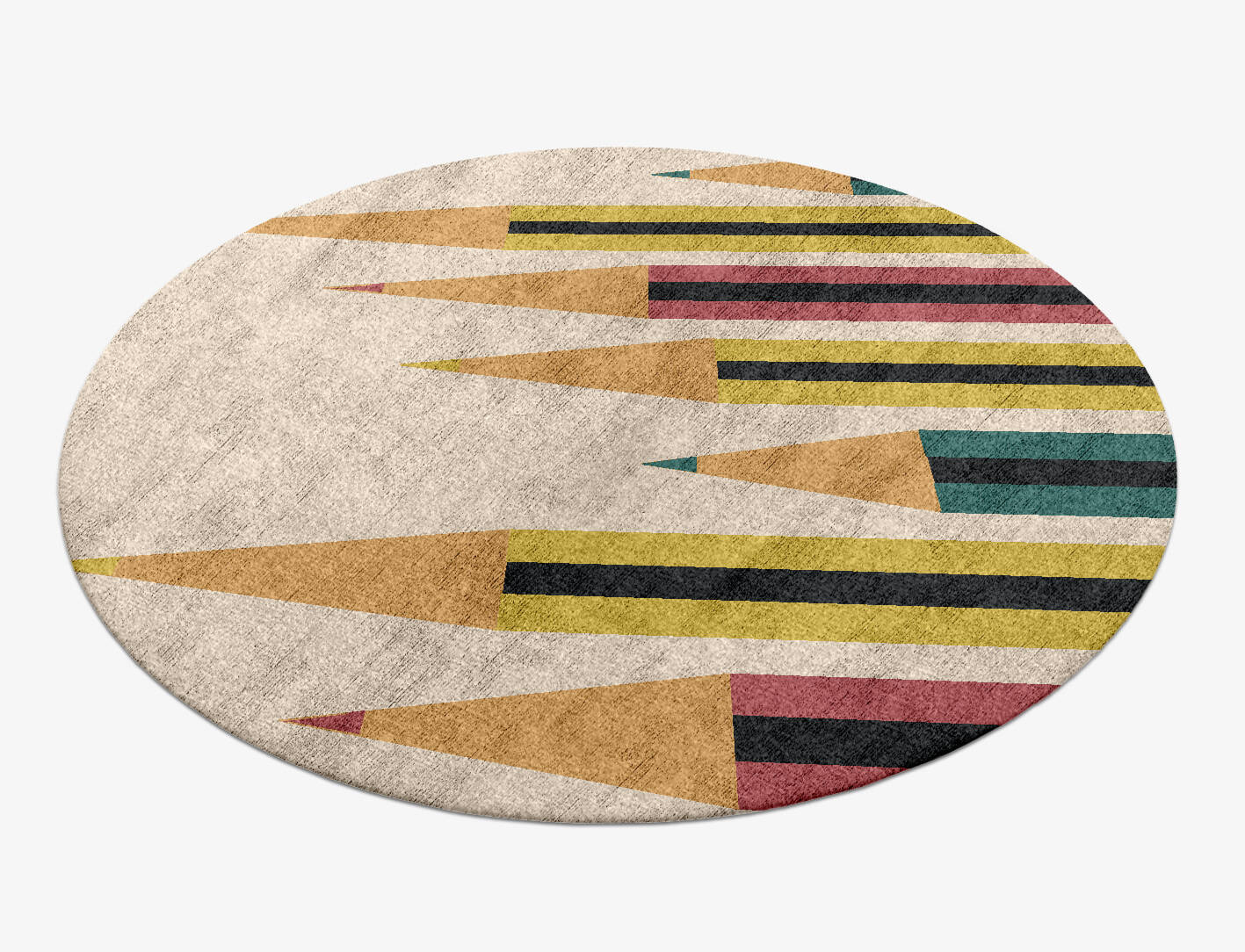 Colead Kids Round Hand Knotted Bamboo Silk Custom Rug by Rug Artisan