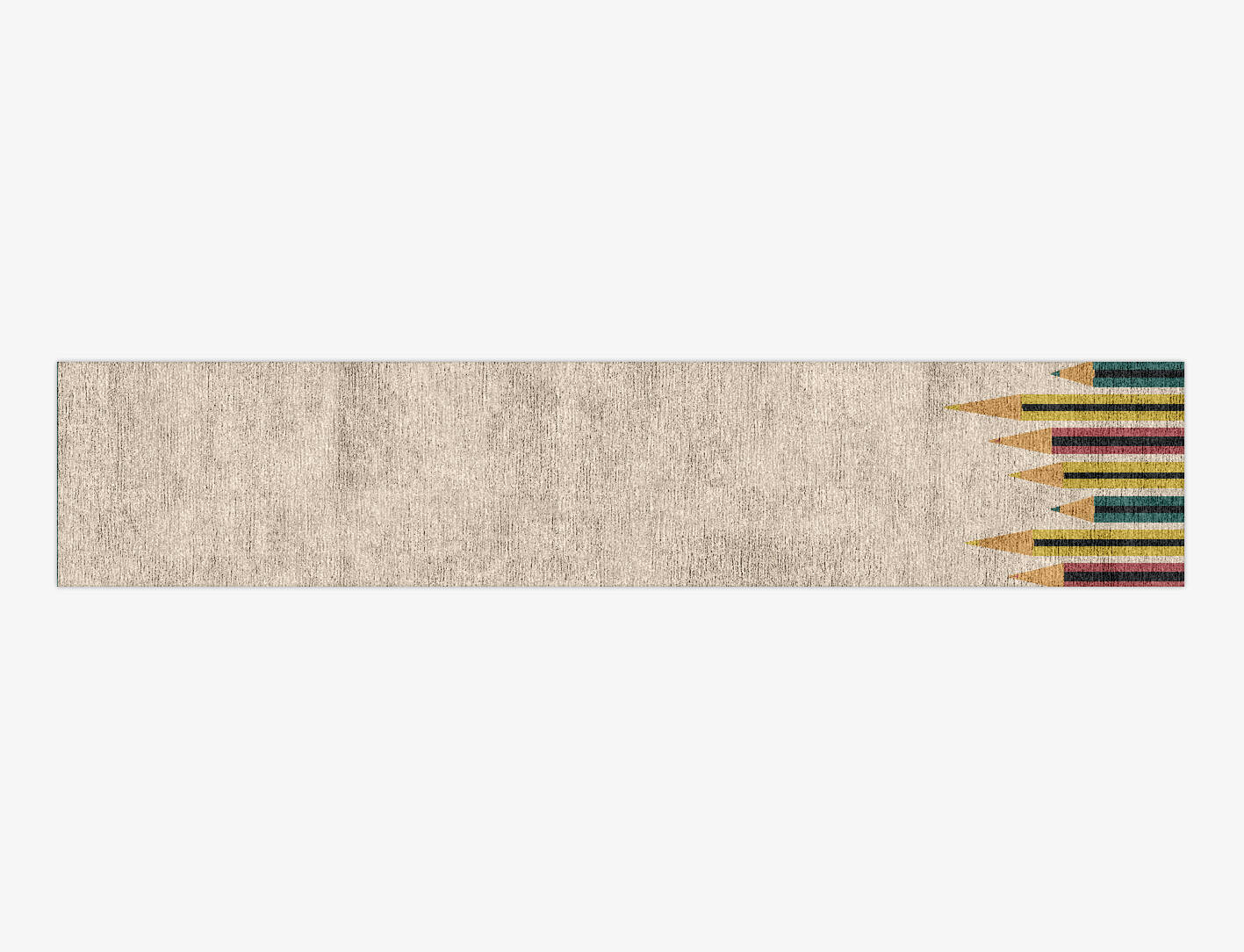 Colead Kids Runner Hand Knotted Bamboo Silk Custom Rug by Rug Artisan