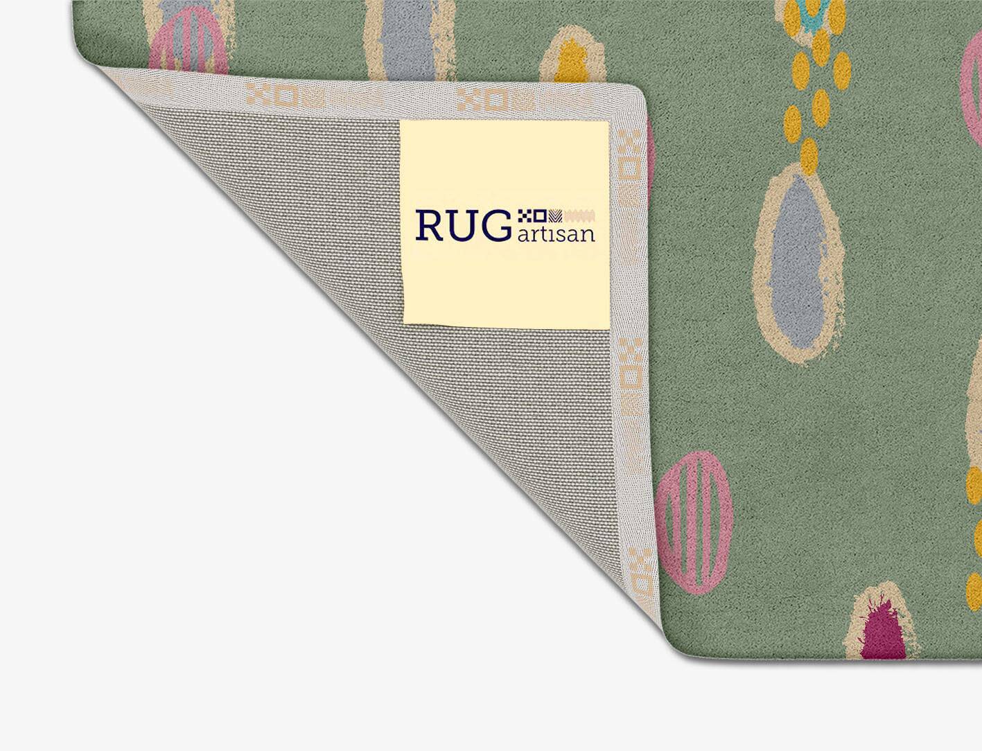 Color Prints Kids Square Hand Tufted Pure Wool Custom Rug by Rug Artisan