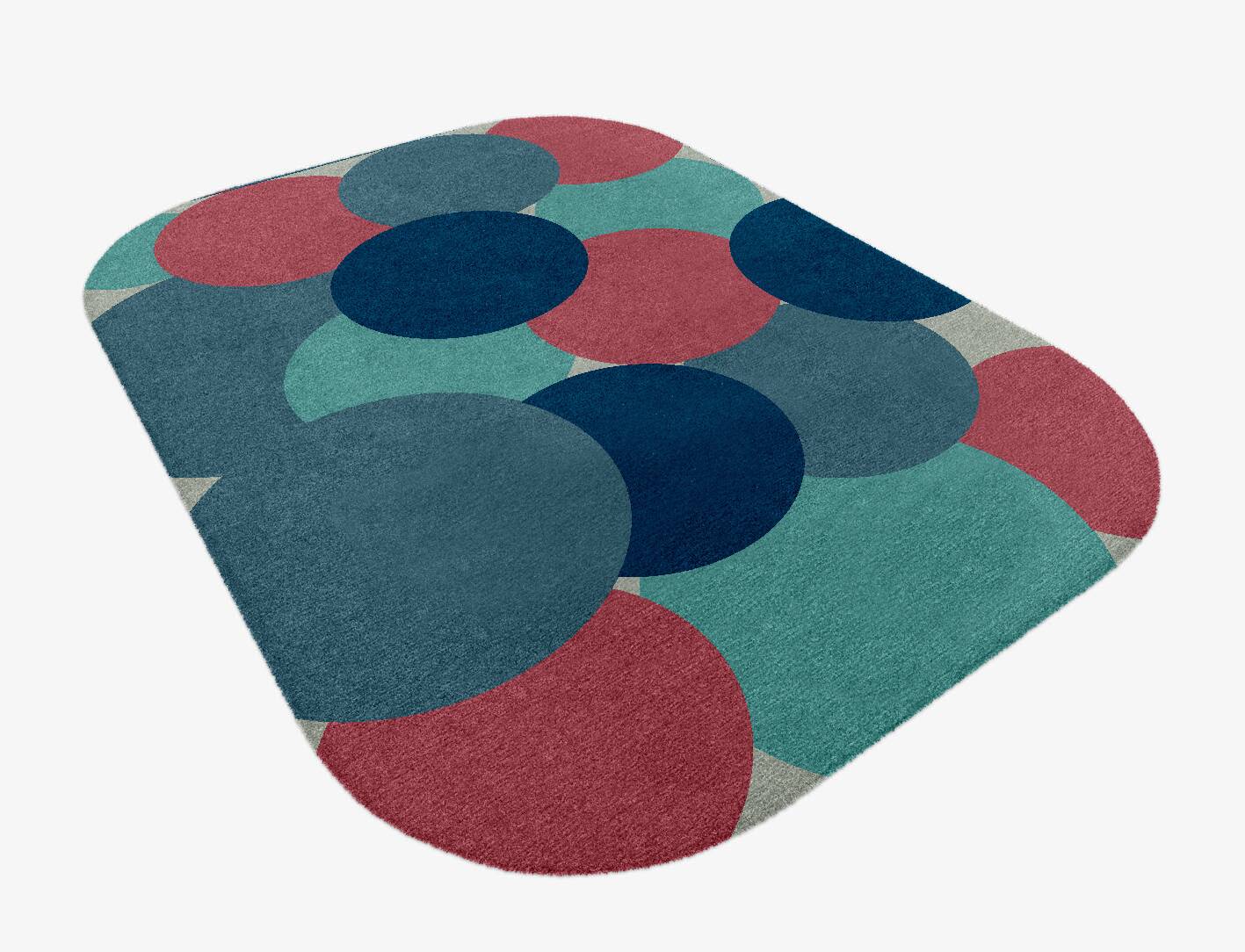 Color bombs Kids Oblong Hand Knotted Tibetan Wool Custom Rug by Rug Artisan