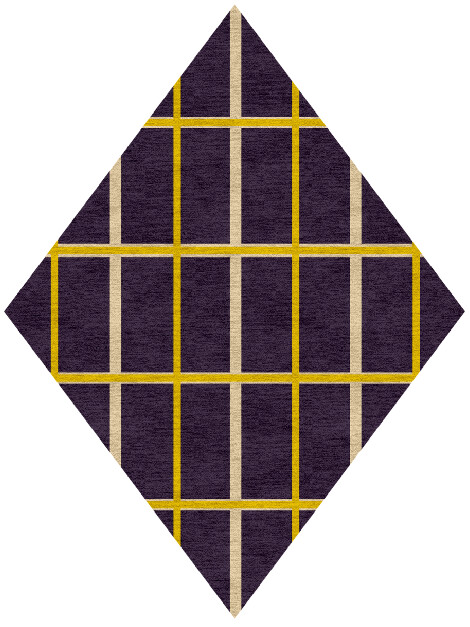 Columbine Geometric Diamond Hand Knotted Tibetan Wool Custom Rug by Rug Artisan