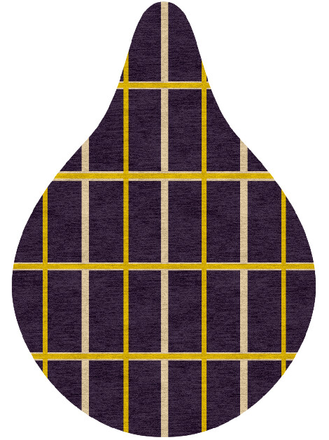 Columbine Geometric Drop Hand Knotted Tibetan Wool Custom Rug by Rug Artisan
