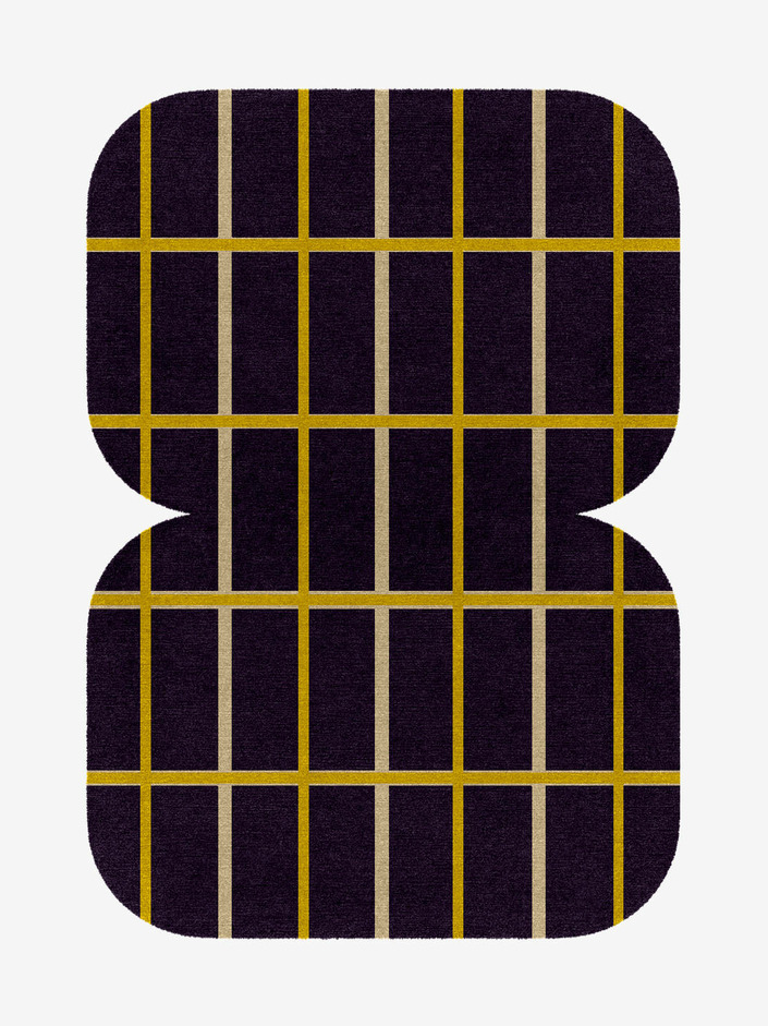Columbine Geometric Eight Hand Knotted Tibetan Wool Custom Rug by Rug Artisan