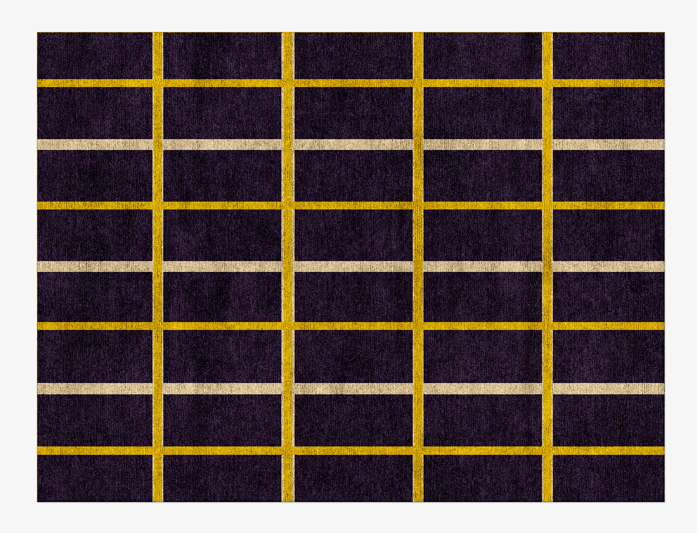 Columbine Geometric Rectangle Hand Knotted Bamboo Silk Custom Rug by Rug Artisan