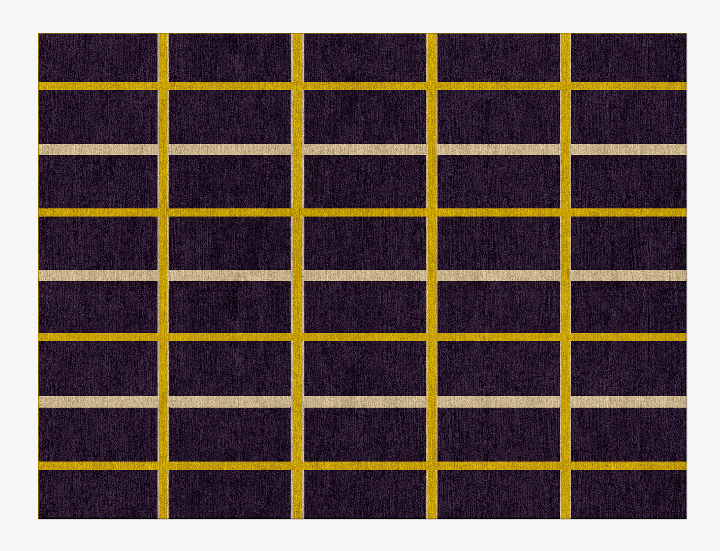 Columbine Geometric Rectangle Hand Knotted Tibetan Wool Custom Rug by Rug Artisan