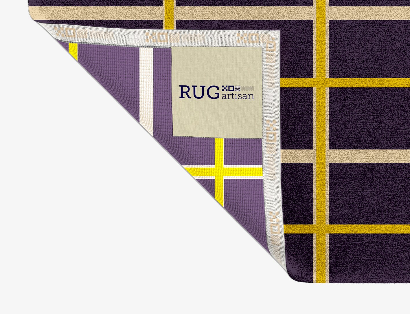 Columbine Geometric Rectangle Hand Knotted Tibetan Wool Custom Rug by Rug Artisan