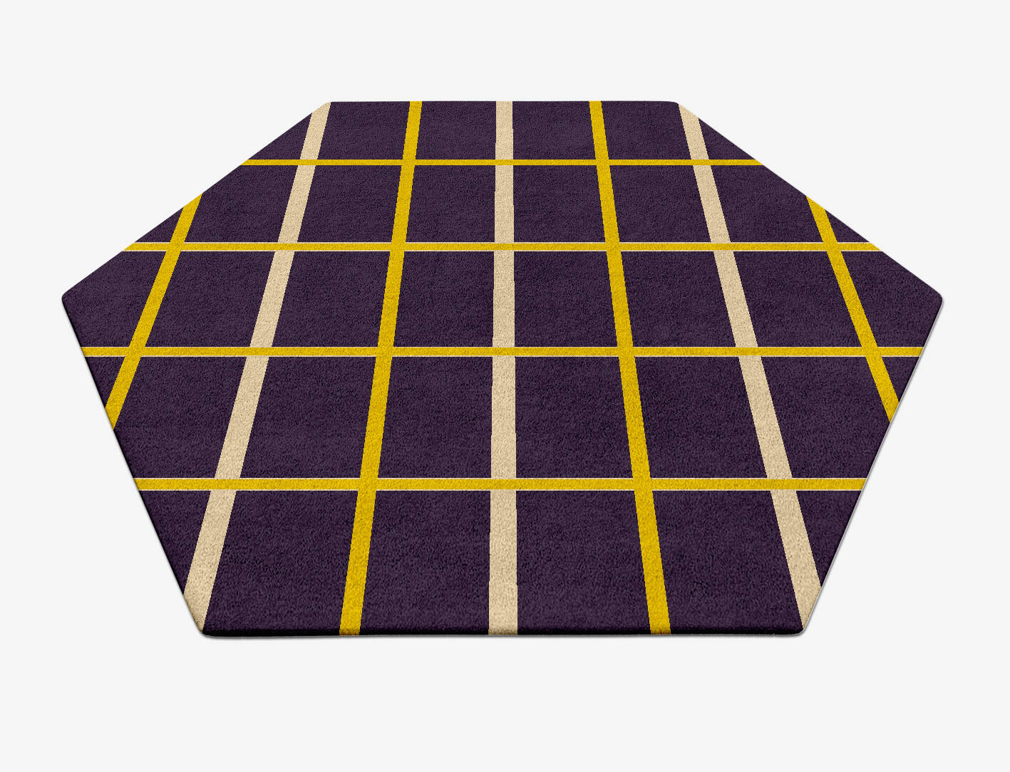 Columbine Geometric Hexagon Hand Tufted Pure Wool Custom Rug by Rug Artisan