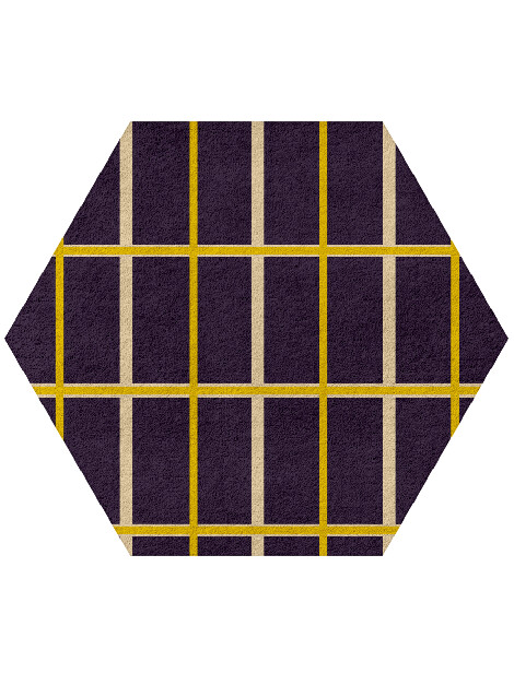 Columbine Geometric Hexagon Hand Tufted Pure Wool Custom Rug by Rug Artisan