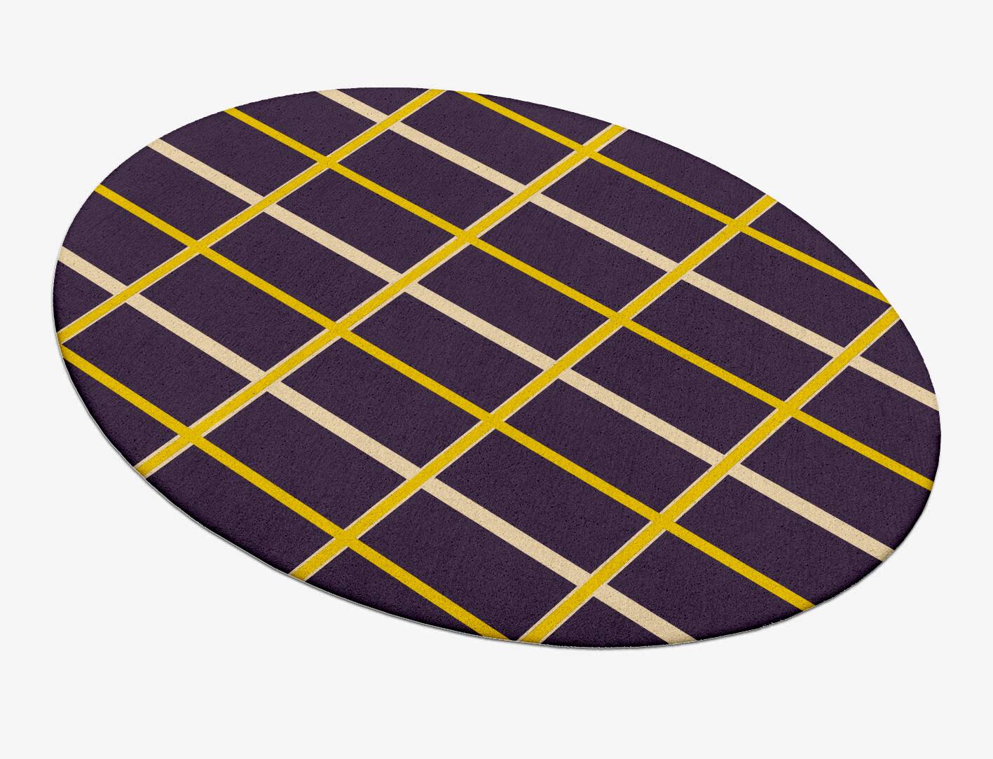 Columbine Geometric Oval Hand Tufted Pure Wool Custom Rug by Rug Artisan