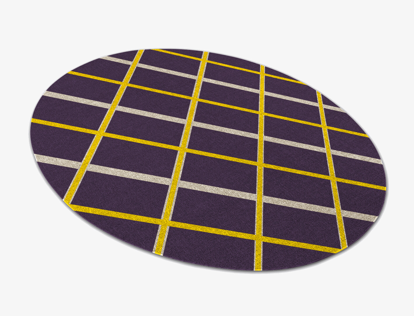Columbine Geometric Oval Outdoor Recycled Yarn Custom Rug by Rug Artisan
