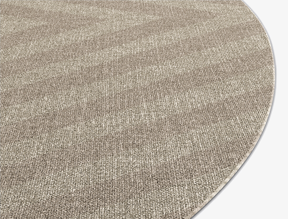 Comethru Minimalist Oval Flatweave New Zealand Wool Custom Rug by Rug Artisan