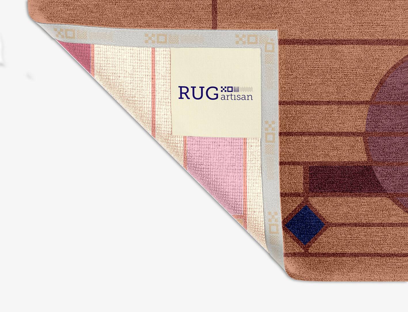 Components Modern Geometrics Square Hand Knotted Tibetan Wool Custom Rug by Rug Artisan
