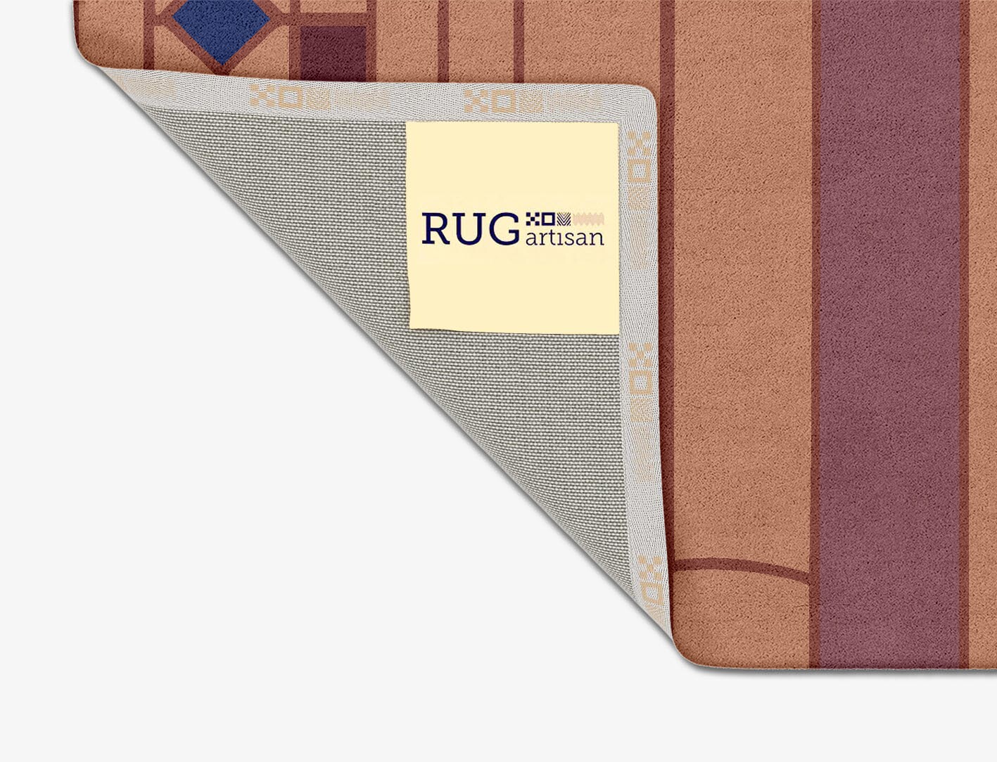 Components Geometric Square Hand Tufted Pure Wool Custom Rug by Rug Artisan