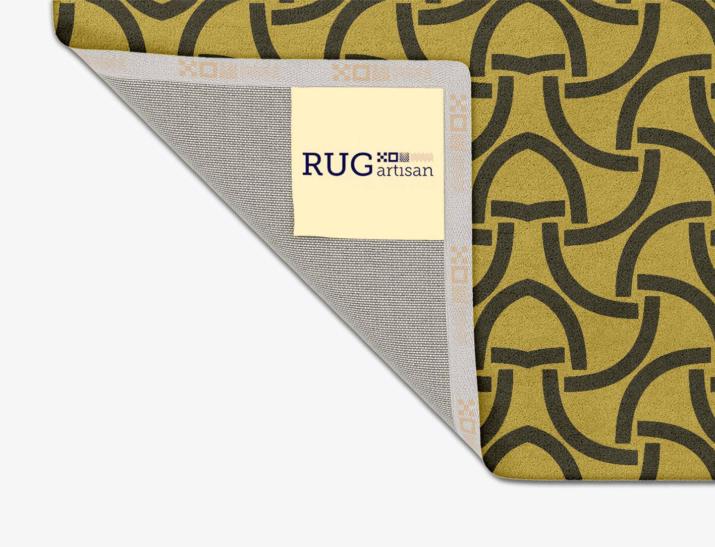 Concave Modern Geometrics Square Hand Tufted Pure Wool Custom Rug by Rug Artisan