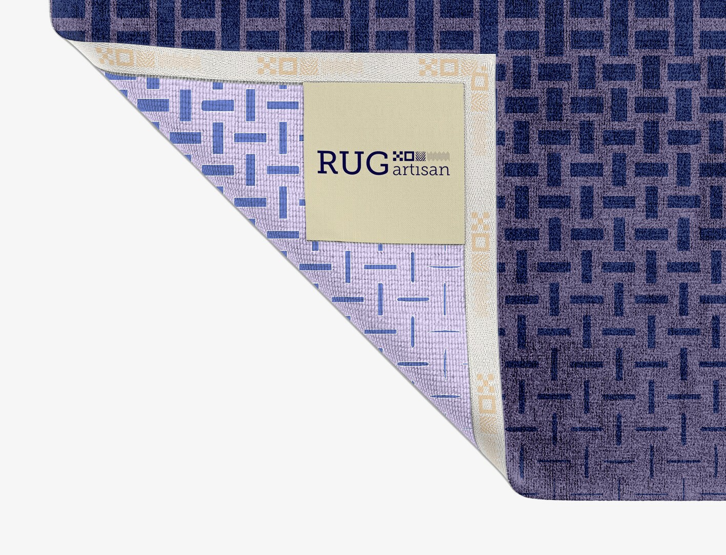 Concentration Geometric Rectangle Hand Knotted Bamboo Silk Custom Rug by Rug Artisan