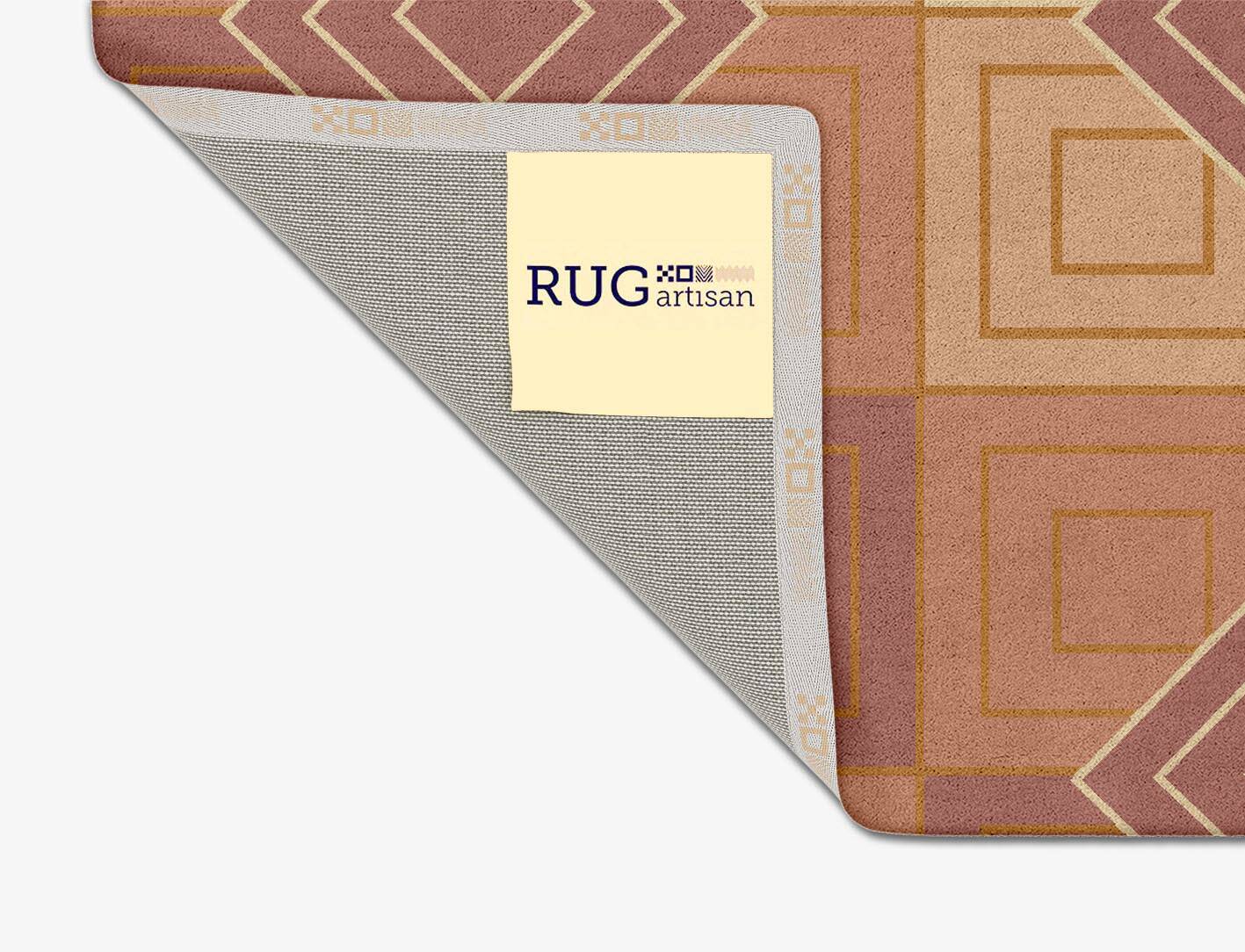Concentrics Modern Geometrics Square Hand Tufted Pure Wool Custom Rug by Rug Artisan