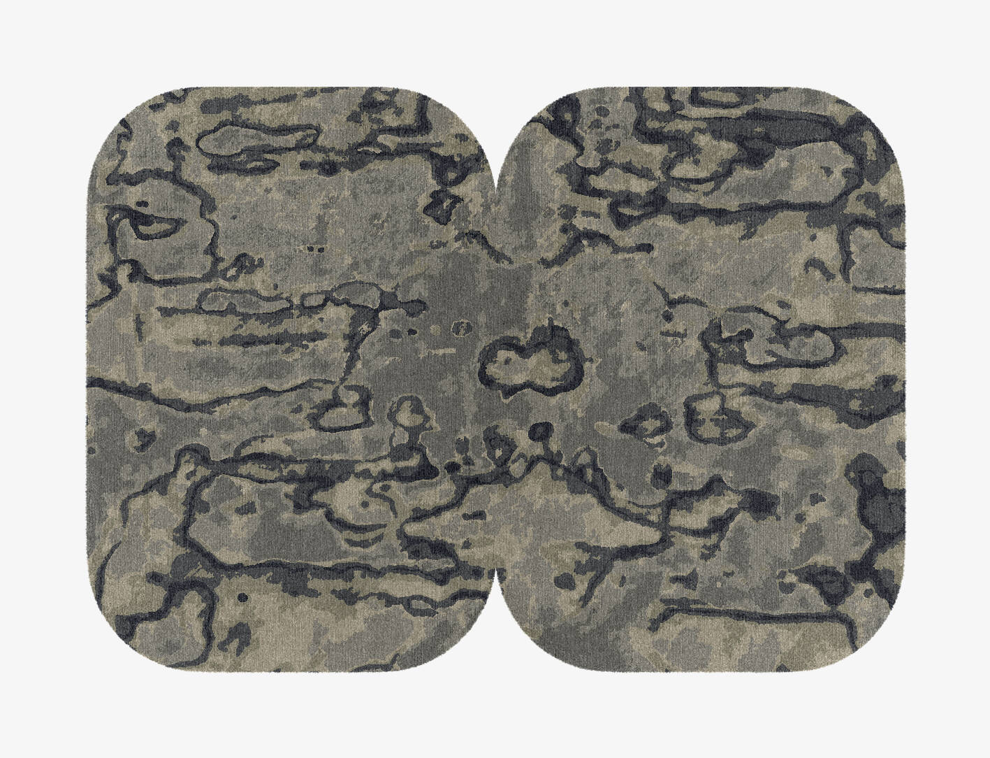 Condensations Brush Strokes Eight Hand Knotted Tibetan Wool Custom Rug by Rug Artisan