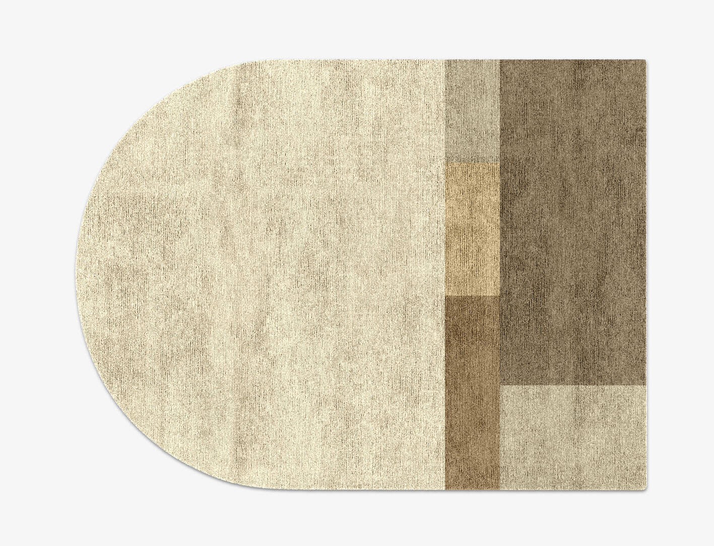Conflate  Arch Hand Knotted Bamboo Silk Custom Rug by Rug Artisan