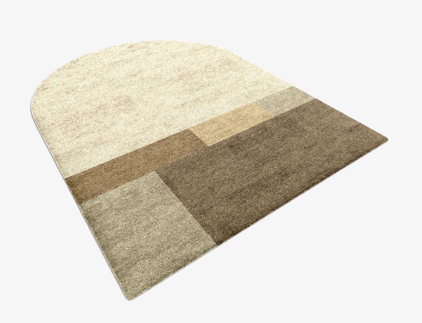 Conflate  Arch Hand Knotted Bamboo Silk Custom Rug by Rug Artisan