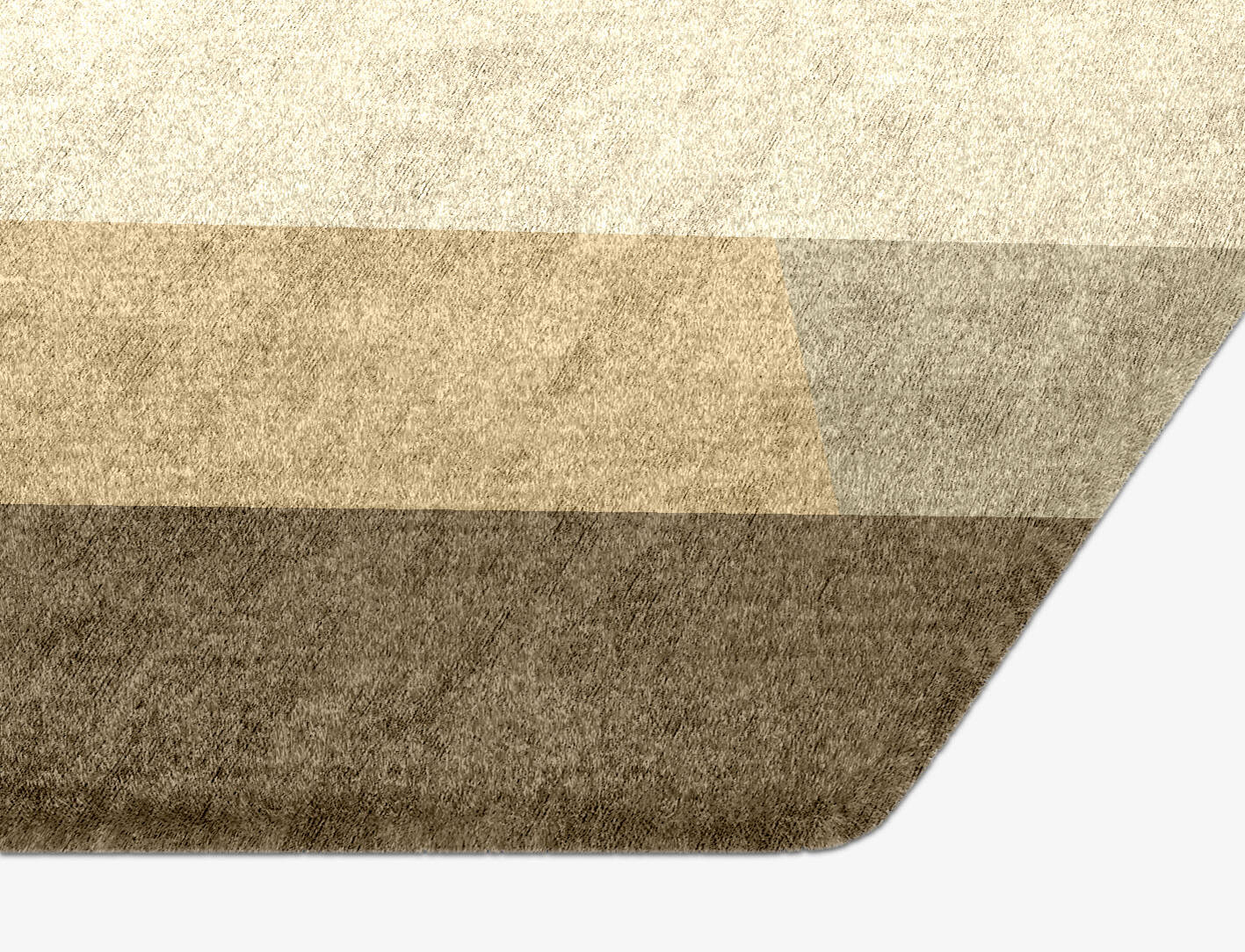 Conflate  Hexagon Hand Knotted Bamboo Silk Custom Rug by Rug Artisan