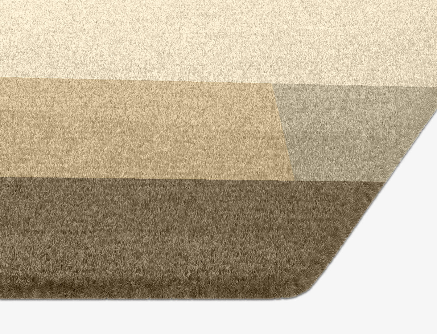 Conflate  Hexagon Hand Knotted Tibetan Wool Custom Rug by Rug Artisan