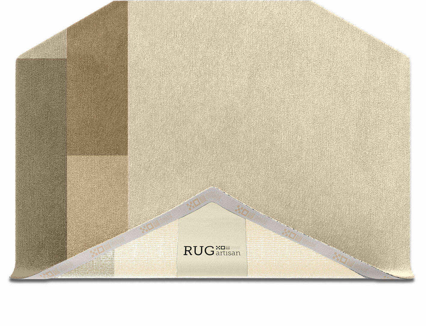 Conflate  Hexagon Hand Knotted Tibetan Wool Custom Rug by Rug Artisan