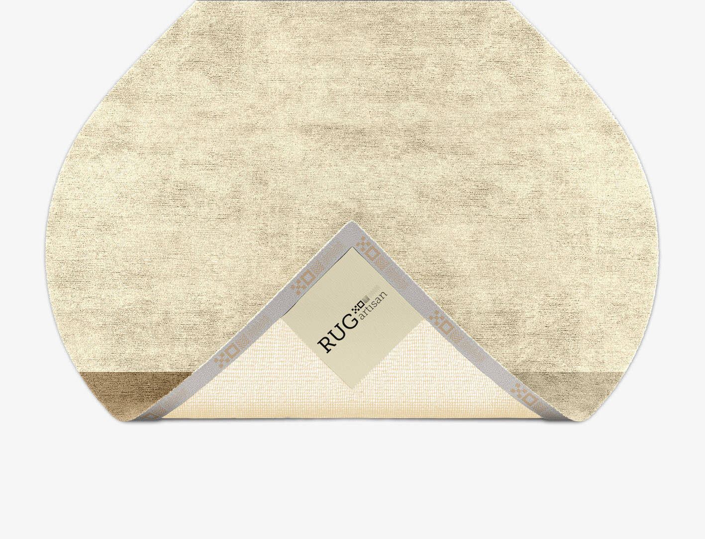 Conflate  Ogee Hand Knotted Bamboo Silk Custom Rug by Rug Artisan